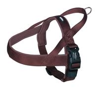 Nobby Norwegian Dog Harness Classic Brown Neoprene Padded