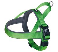 Nobby Norwegian Dog Harness Classic Neon Green Gray Comfortable Adjustable