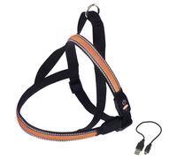 Nobby Norwegian Harness Flash Mesh Orange, Reflective, USB, For Dogs