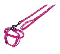 Nobby Nylon Rabbit Leash 1M Harness Purple Carrot 10Mm Light
