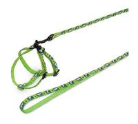 Nobby Nylon Set Rabbit Carrot Green 1M Leash Dish For Animals