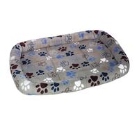 Nobby Lissi Classic Mat with Edge Oval Light Grey 88 x 68 x 8 cm