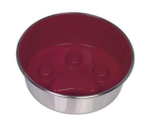 Nobby PAW Anti-Sling Bowl Stainless Steel Non-Slip Red 20 cm 1.60 Litres
