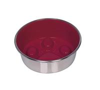 Nobby Paw Anti-Slip Stainless Steel Bowl 16 cm 0.82 Litres Red