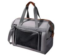 Nobby Perka Carry Bag Gray For Dogs Up To 13.2 Lbs, 16.9x10.2x12.6 In, Washable