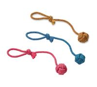 Nobby Play Rope 57 Cm With Throwing Loop For Dogs, Cotton, Dental Care