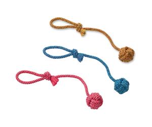 Nobby Play Rope 57 Cm With Throwing Loop For Dogs, Cotton, Dental Care