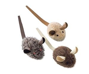 Nobby Plush Mouse with Leather Tail