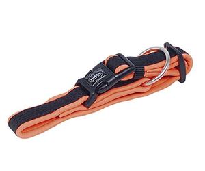 Nobby Preno Mesh Dog Collar, 30 - 45 cm/20 - 25 mm, Neon Orange