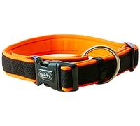 Nobby Preno Mesh Dog Collar, 40 - 55 cm/25 - 35 mm, Neon Orange