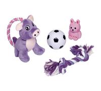 Nobby Puppy Starter Set - 4-Piece Toy For Puppies, Knot Rope & More