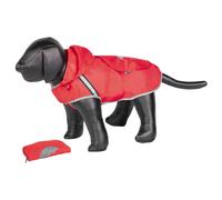 Nobby Raincoat Rainy Red For Dogs, Water-Repellent, Reflective, Handy