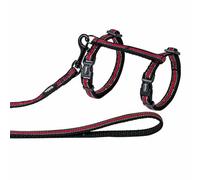 Nobby Cat Set Reflect Red, Continuously Adjustable, Harness & Leash