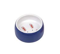 Nobby Rodent Ceramic Feeding Trough, Dark Blue, Diameter 12 x 4.5 cm, 0.25 L, Pack of 1
