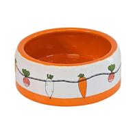 Nobby Rodent Ceramic Trough Vegetable Orange Diameter 14.5 x 5.5 cm 500 ml