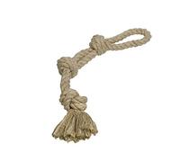 Nobby Rope Toy Double Sisal Cotton Mix Natural 60 cm 600 g 3 Knots Pack of 1