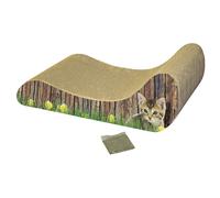 Nobby Scratching Board Lounge Made Of Cardboard With Catnip For Cats 48X21X16 Cm