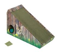 Nobby Scratching Board Made Of Cardboard 47X20X26 Cm With Catnip For Cats Toy