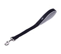 Nobby Short Leash Classic Preno Light Gray For Dogs, Soft And Durable