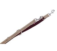 Nobby Soft Grip Adjustable Dog Leash, 200 cm/15 mm, Beige/Chocolate