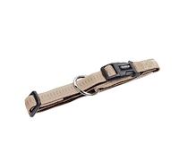 Nobby Soft Grip Dog Collar, 50-65 cm/25 mm, Beige/Chocolate