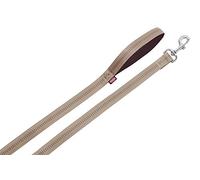Nobby Soft Grip Dog Lead, 120 cm/15 mm, Beige/Chocolate