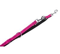 Nobby Soft Grip Dog Leash, 200 cm/20 mm, Purple/Black