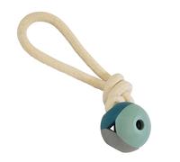 Nobby Solid Rubber Ball with Rope Ball: 8 cm, Ropes: 26 cm