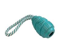 Nobby Solid Rubber Jumper with Rope Jumper: 11 cm, Rope: 14 cm