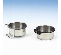 Nobby Stainless Steel Bird Bowl with Screw-Holder, 0.15 Litre