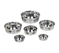 Nobby Stainless Steel Bowl Heavy Spiral Non-Slip For Dogs Cats Feeding Bowl