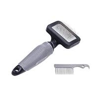 Nobby Starline Professional Grooming Range Slicker Brush with Cleaning Comb for Dog/ Cat, Small