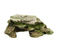 Nobby Stone Cave Aquarium Decoration Moss Gray L19xB11 H7.5Cm For Fish