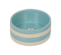 Nobby Strio 82426 Ceramic Bowl Mint/Cream Diameter 18.0 x 7.0 cm 1.25 L