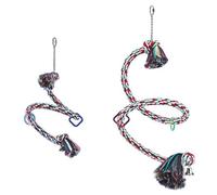 Nobby Swing Spiral Colorful For Large Parrots & Parakeets - Cotton Rope