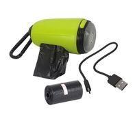 Nobby Tidyup Waste Bag Dispenser Blinky With LED, USB, Carabiner, Incl. 15 Bag