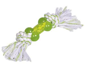Nobby TPR Bone with Rope, 27 cm, Pack of 1