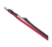 Nobby Training Lead Pacific Red Made Cowhide Leather for Dog - Classy Seam &