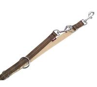 Nobby Training Leash Soft Grip, 200 cm/ 20 mm, Brown