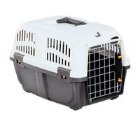Nobby Transport Box Skudo IATA Gray/Cream For Cats Air Travel Safe Accepted
