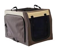 Nobby Traveller Extend Transport Bag For Dogs Brown Foldable And Practical