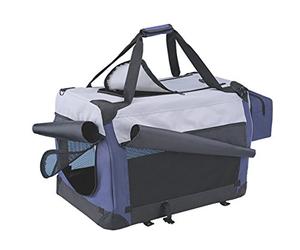 Nobby Traveller Plus Carrybag for Dog/ Cat, 60 x 42 x 42 cm, Blue Gray