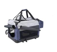 Nobby Traveller Plus Cat Carrier Blue/Grey Foldable Nylon Travel Box