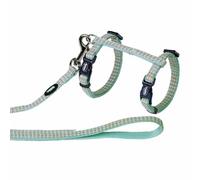 Nobby Cat Set Varia Mint Adjustable Dish And Leash