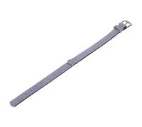 Nobby Velour Collar Gray For Dogs - Soft Real Leather & Nappa Lining