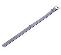 Nobby Velour collar grey (plum); 42 cm (33-39 cm); 19/21 mm