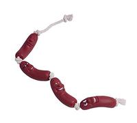 Nobby Vinyl Sausage Chain Classic Dog Toys Set of 4, 75 cm