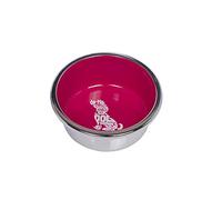 Nobby Wise Stainless Steel Bowl, Non-Slip, Red, 13 cm, 0.47 Litres, Pack of 1
