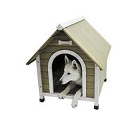 Nobby Wooden Kennel with Pitched Roof for Dog, Large, 84 x 70 x 82 cm