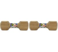 Nobby Wooden Retrieving Dumbbell, 125 g (Pack of 2)
